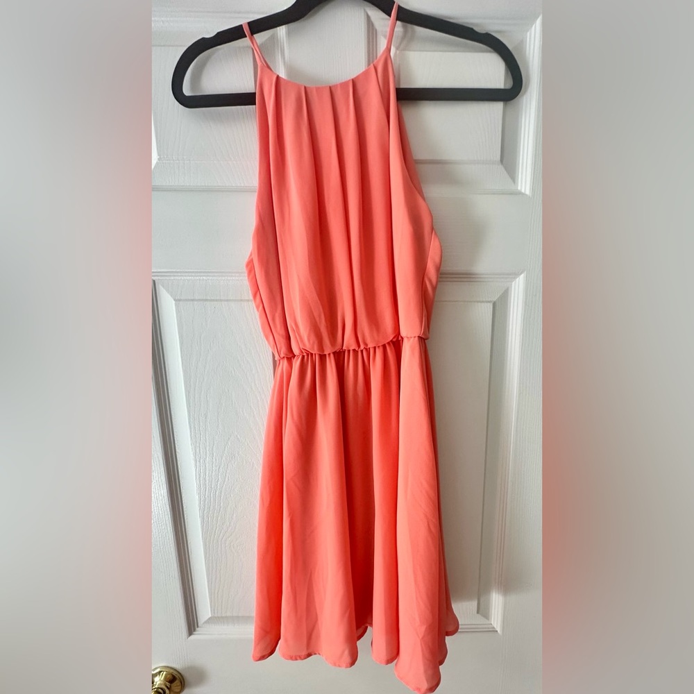 Ava & Viv Coral Sleeveless Dress